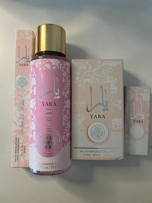 Lot yara 4 pièces