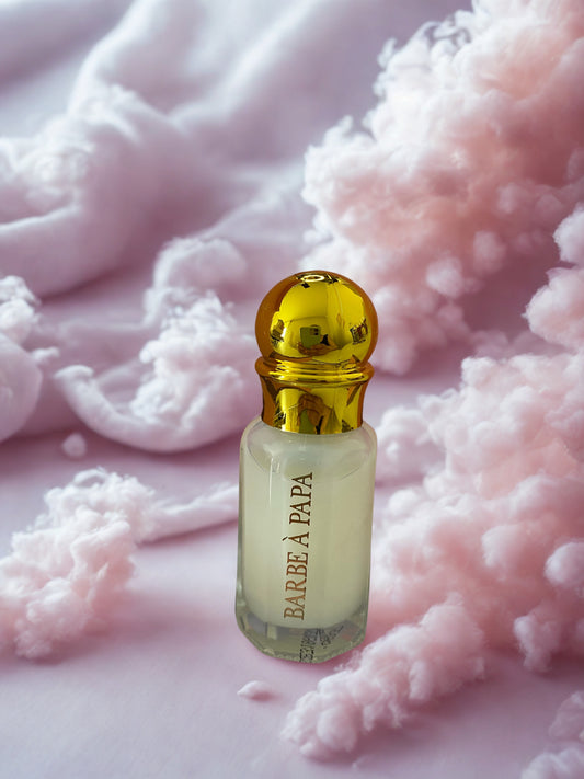 Musc Tahara Barbe à Papa 12ML – Extrait de Parfum Gourmand et Doux