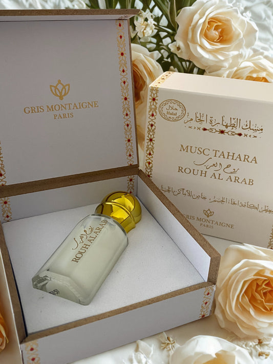 Musc Tahara Rouh El Arab 12ML – Extrait de Parfum Pur et Raffiné